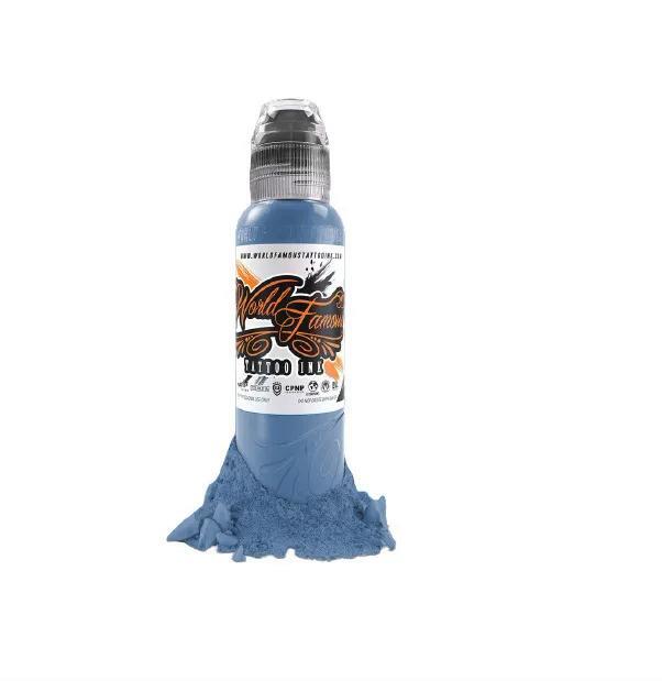 Краска для тату World Famous Jason Ackerman Chikatilo Frost, 120 мл, синяя пуф frost new