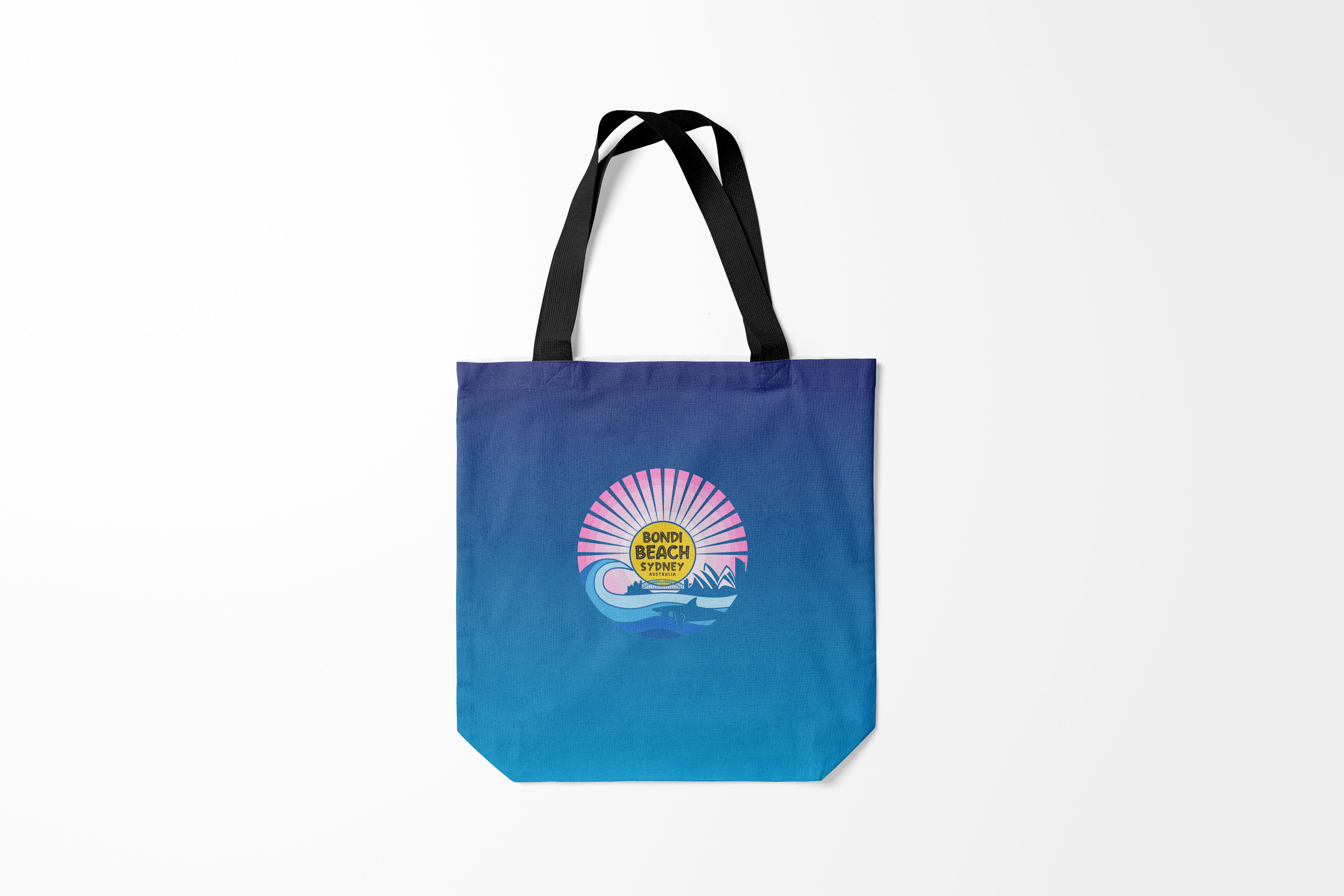 

Сумка шoппер унисекс Burnettie США Bondi Beach Sydney, разноцветный, США Bondi Beach Sydney