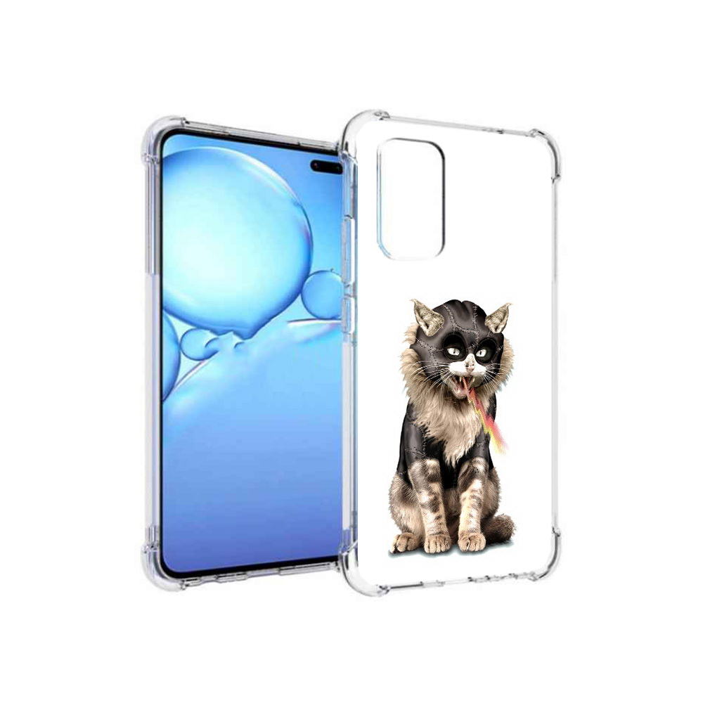 

Чехол MyPads Tocco для Vivo V19 дьяволский кот (PT147328.392.341), Прозрачный, Tocco