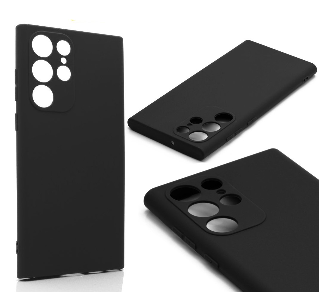 

Силиконовый чехол TPU Case для Samsung S22 ULTRA Black, Черный