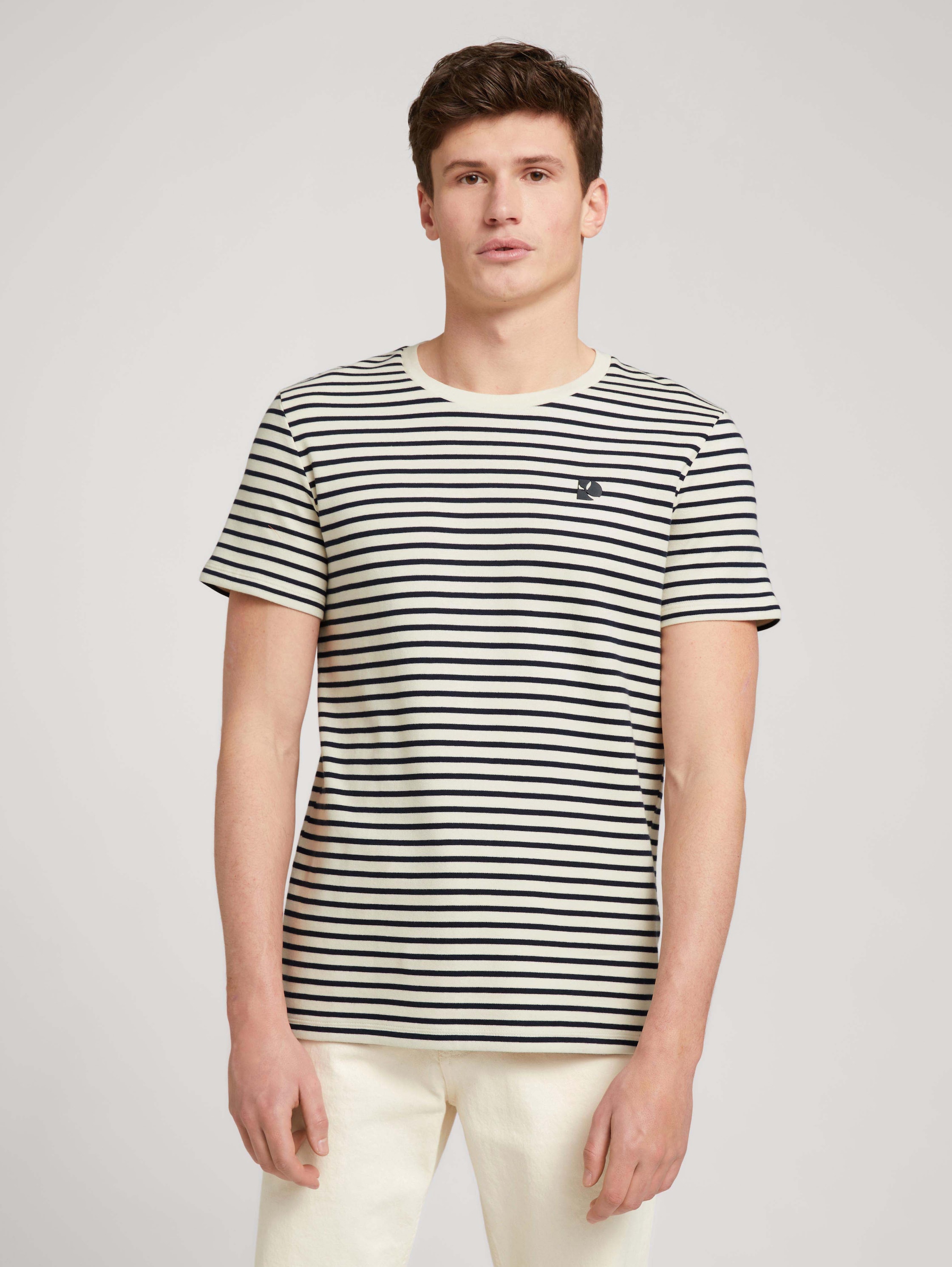 

Футболка мужская TOM TAILOR 1029684 бежевая 2XL, 1029684