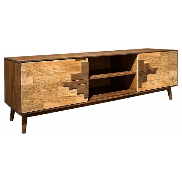 

Тумба под ТВ Белфан Irving Design графит, бейц-масло 180x53,5x39 см, Irving Design