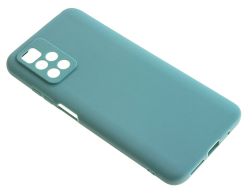 фото Силиконовый чехол tpu case для xiaomi redmi note 10 4g green pc