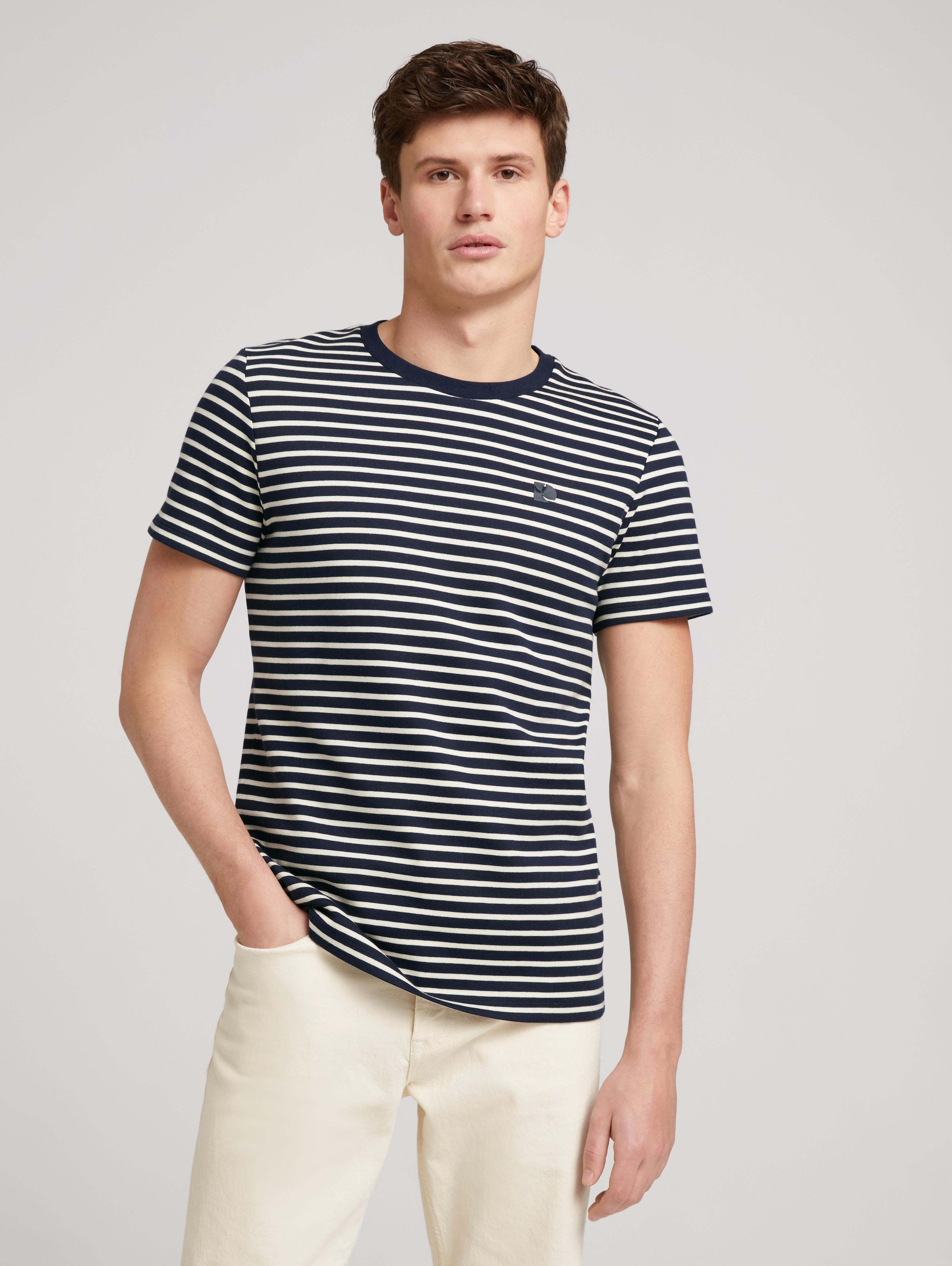 

Футболка мужская TOM TAILOR 1029684 синяя S, 1029684