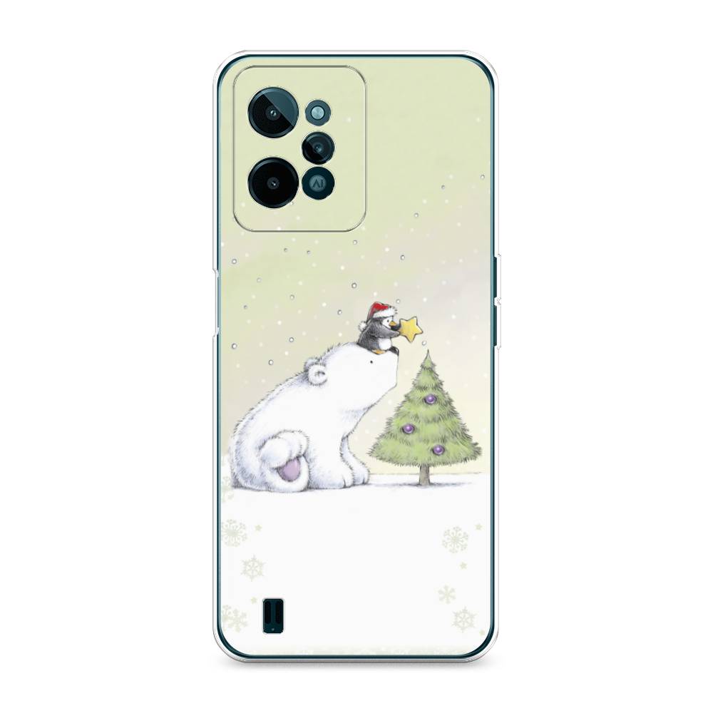 

Чехол на Realme C31 "Украшение елки", Белый;бежевый, 259350-5