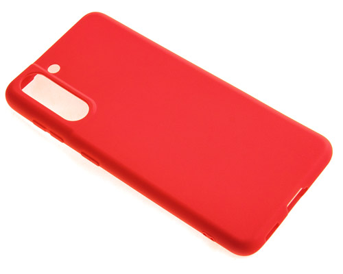 фото Силиконовый чехол tpu case для samsung s21 red pc