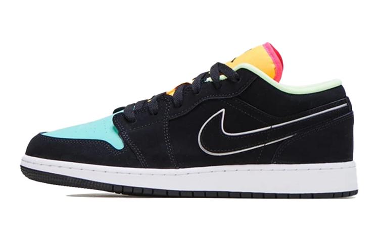 

Кеды унисекс Jordan Air Jordan 1 Low черные 36.5 EU, Черный, Air Jordan 1 Low