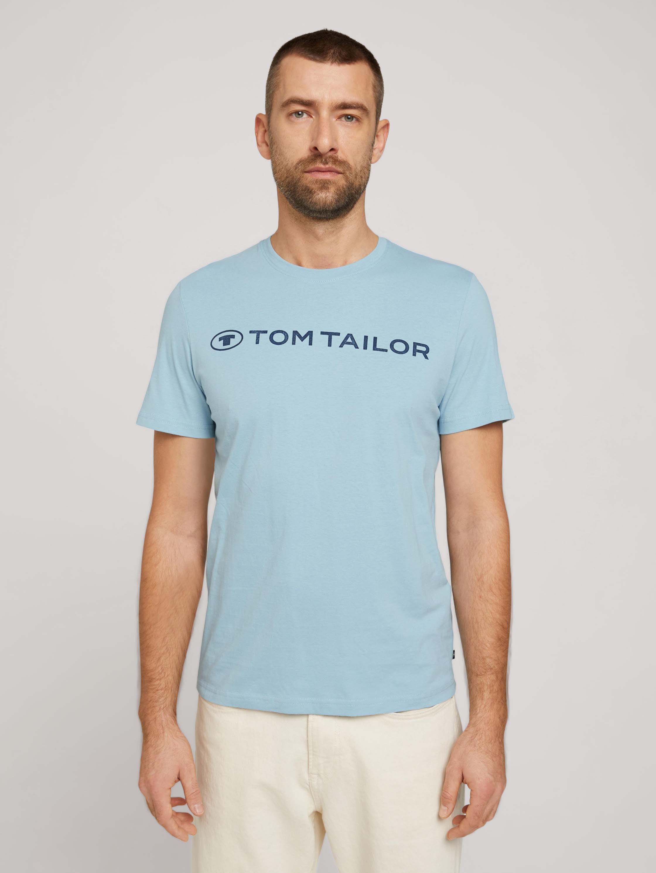 фото Футболка мужская tom tailor 1030527 голубая 2xl