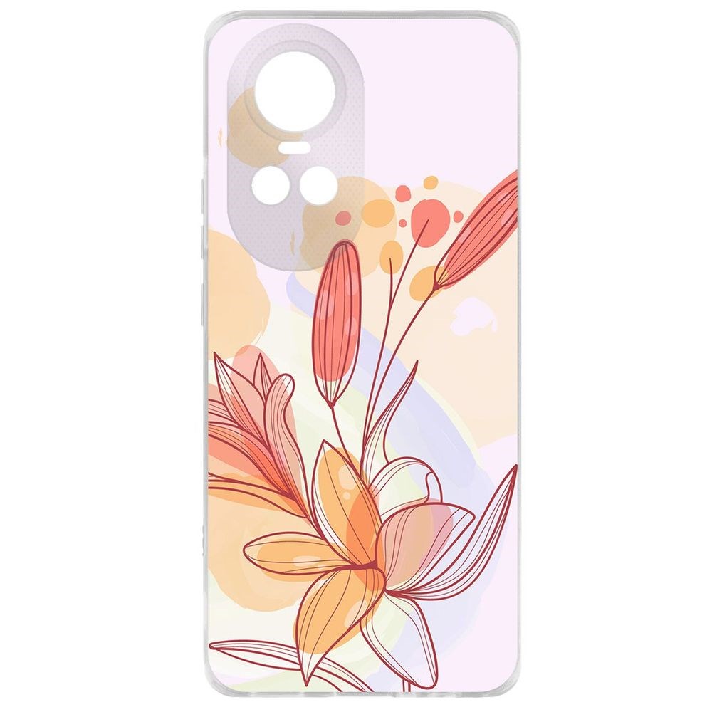 

Чехол-накладка Krutoff Clear Case Фантазия для Oppo Reno10 5G, Прозрачный
