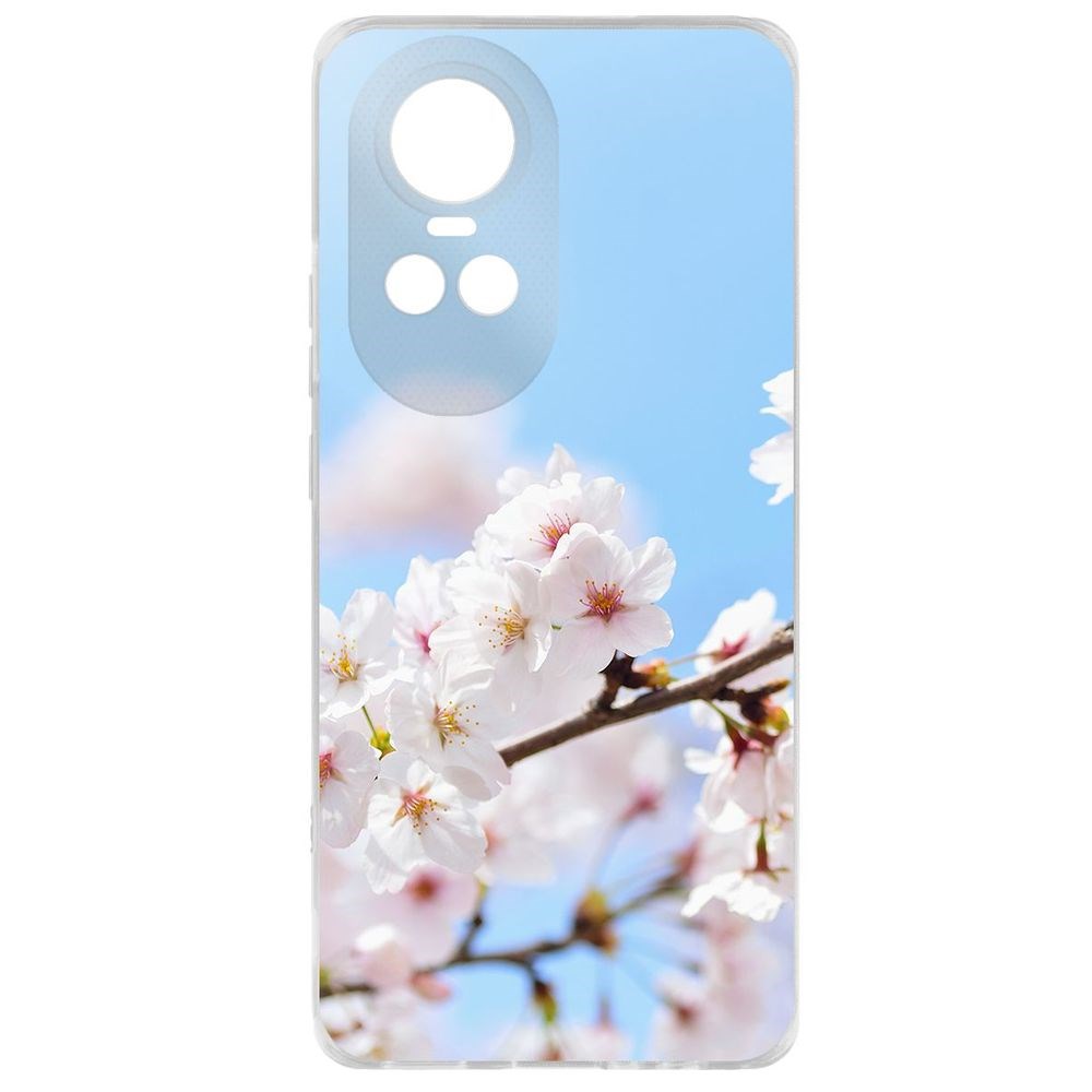 

Чехол-накладка Krutoff Clear Case Цветение для Oppo Reno10 5G
