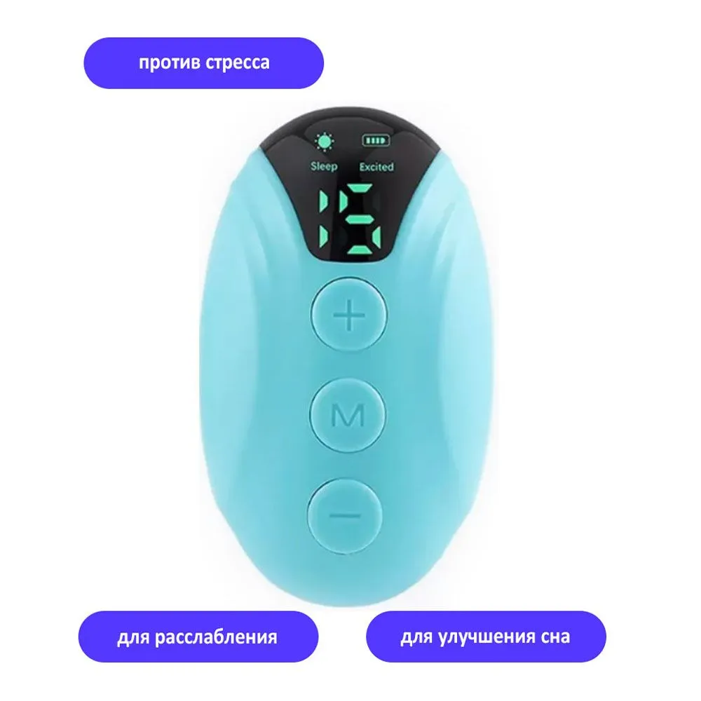 

Импульсный прибор для улучшения сна TondaShop бирюзовый, Белый, Pulse Stimulation - 1