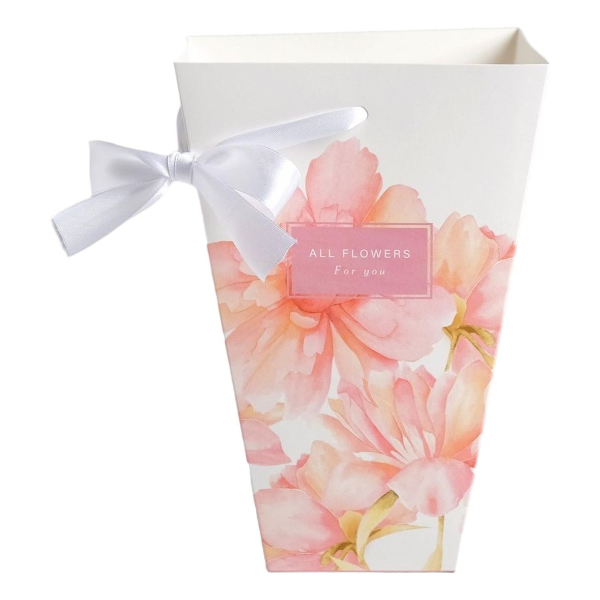 

Переноска для цветов 17 х 25 х 9 см Дарите Счастье All flowers for you, Розовый