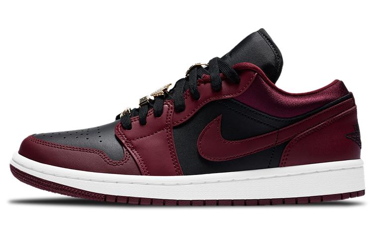 

Кеды унисекс Jordan Air Jordan 1 low бордовые 36 EU, Бордовый, Air Jordan 1 low