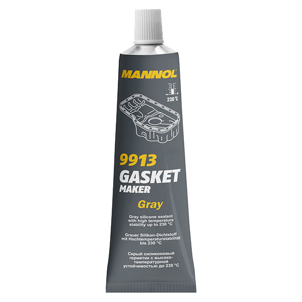Герметик серый силиконовый mannol 85гр gasket maker gray (-40с до +230с)