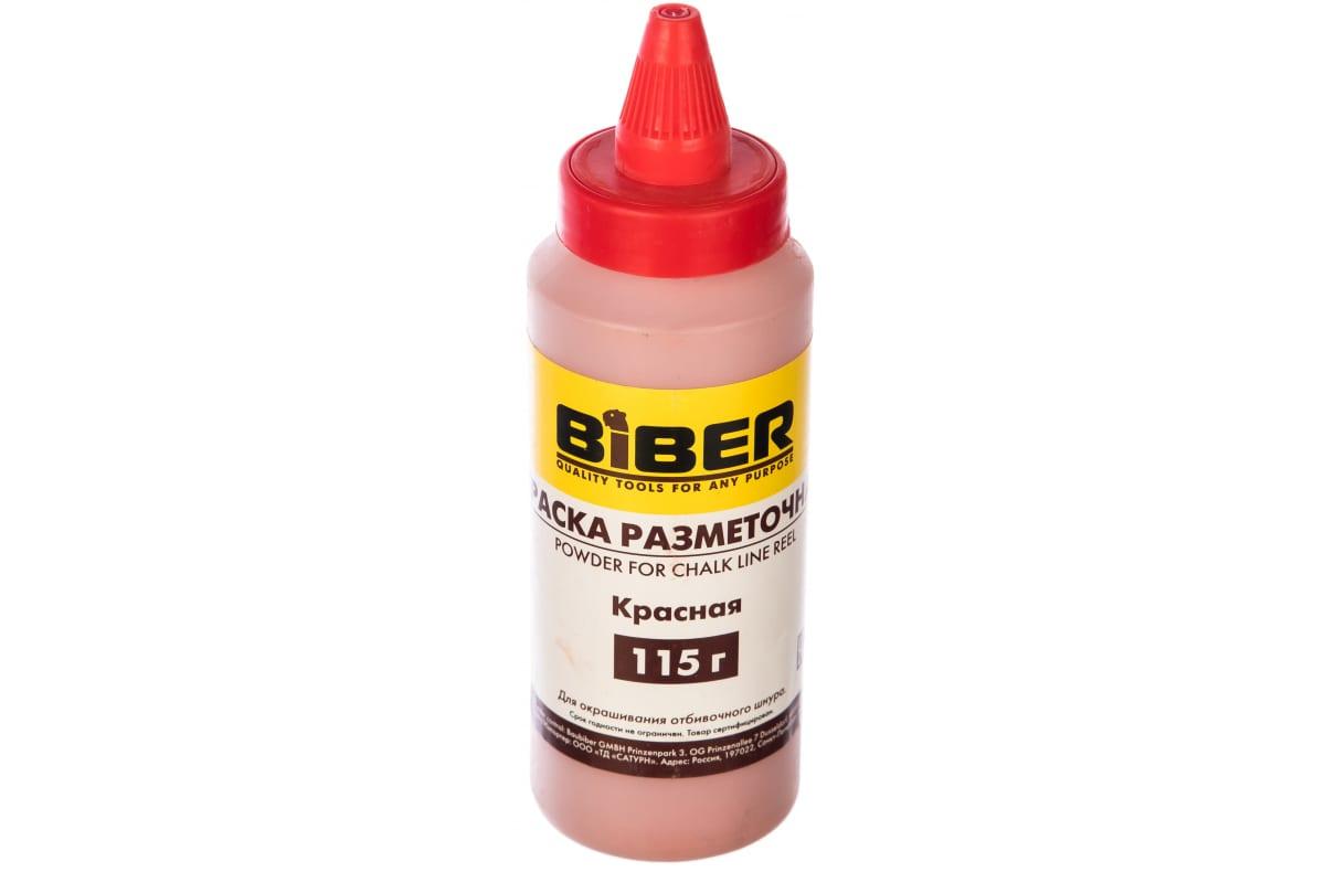 Краска (разметочная, порошковая, красная) Biber 43201 тов-048258 краска разметочная biber