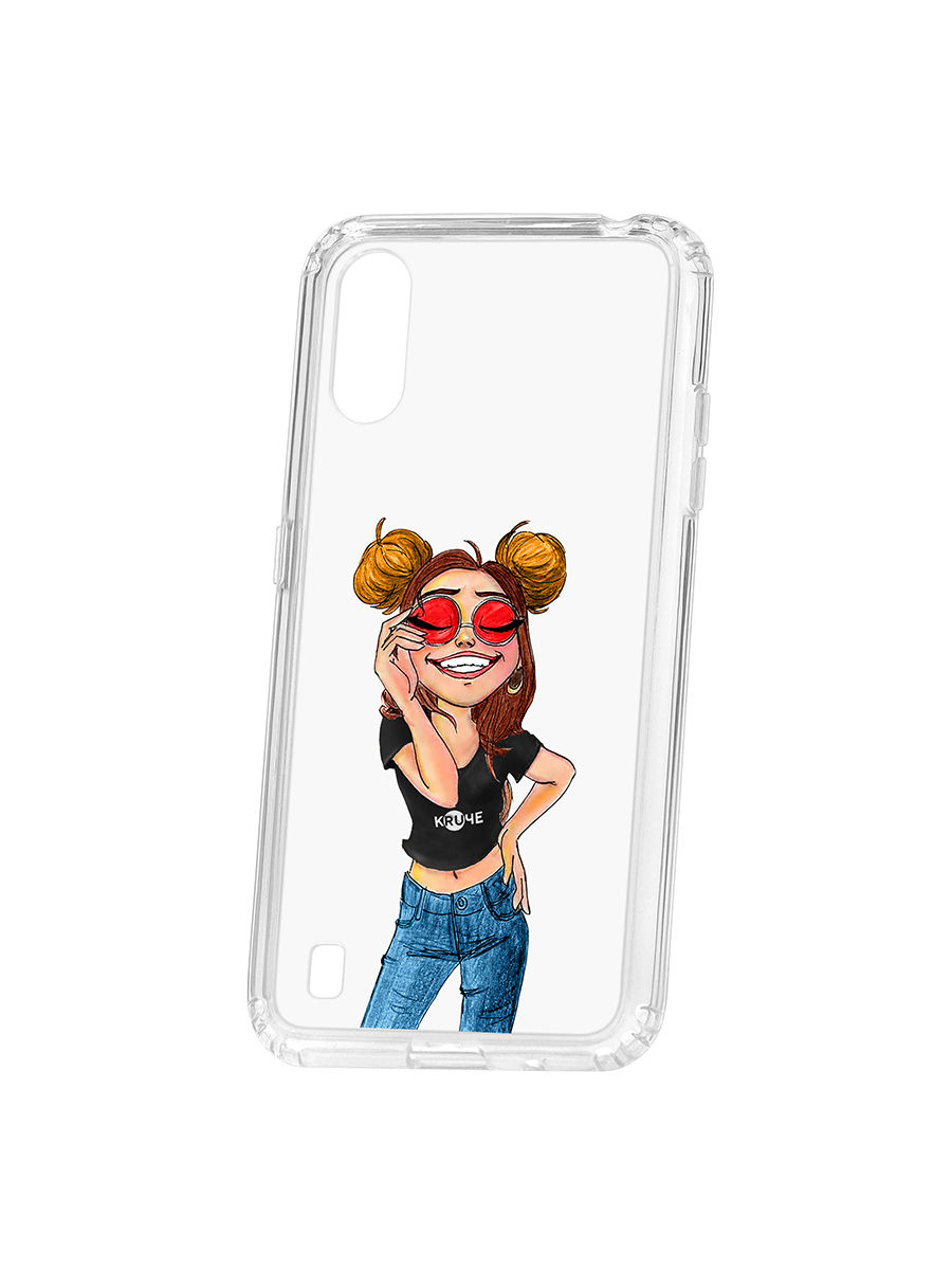 фото Чехол на samsung galaxy a01 / a015 kruche print smiling кruче