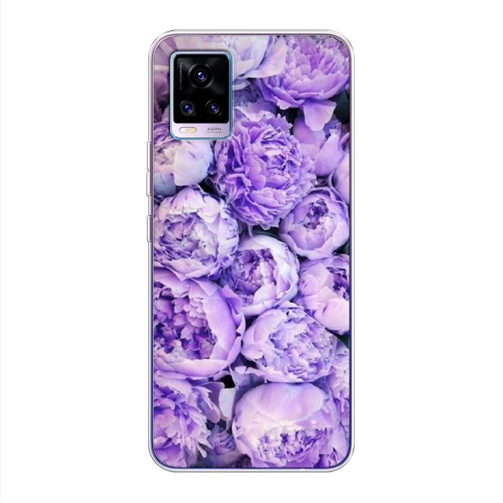 

Чехол Awog на Vivo V20 "Пионы сиреневые", Разноцветный, 263350-8