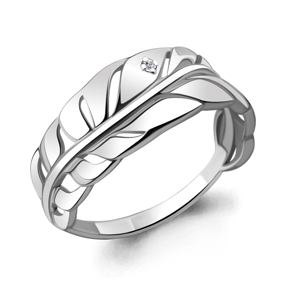 

Кольцо из серебра р. 18 AQUAMARINE 64088А_925_р, 64088А_925_р