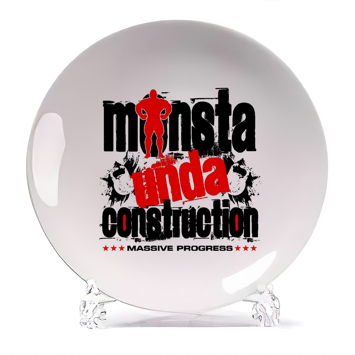 

Тарелка CoolPodarok Monsta unda construction, Monsta unda construction