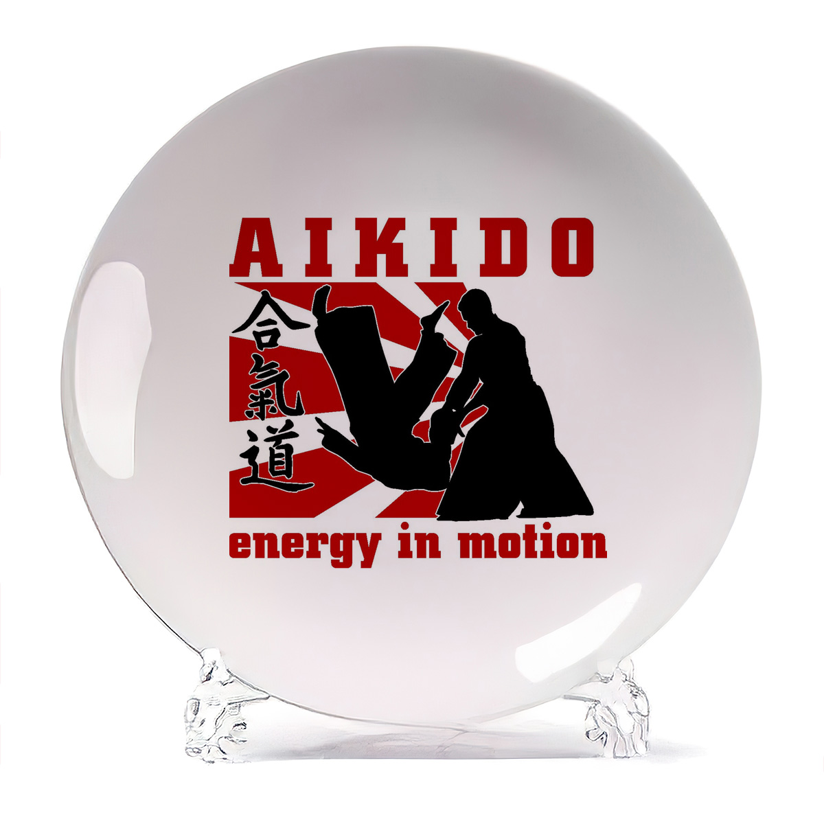 

Тарелка CoolPodarok Aikido energy in motion Энергия айкидо в движении, Aikido energy in motion Энергия айкидо в движении