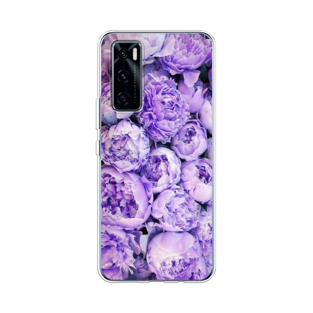 

Чехол Awog на Vivo V20 SE "Пионы сиреневые", Разноцветный, 263550-8