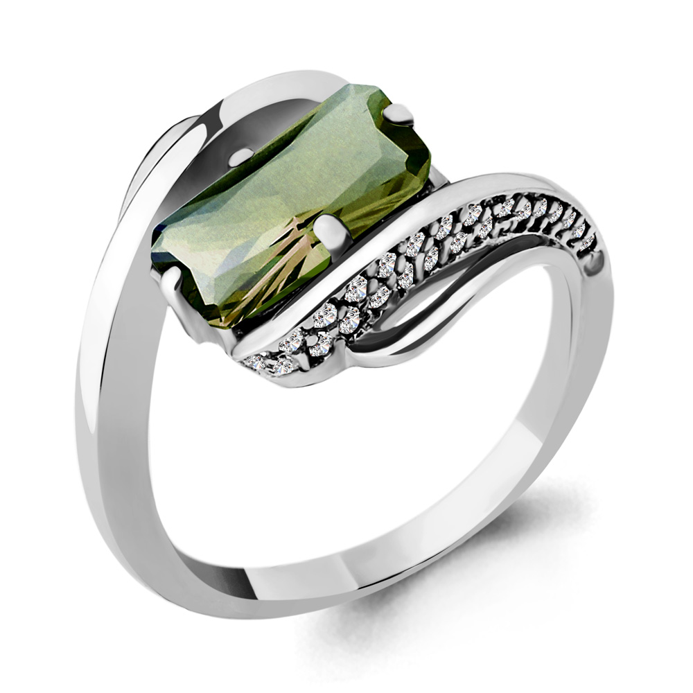 

Кольцо из серебра р. , AQUAMARINE 6580115А_925_р, 6580115А_925_р