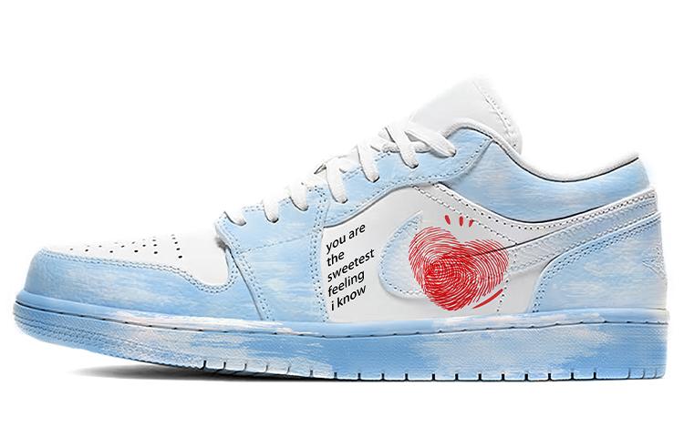 

Кеды унисекс Jordan Air Jordan 1 Low голубые 44 EU, Голубой, Air Jordan 1 Low