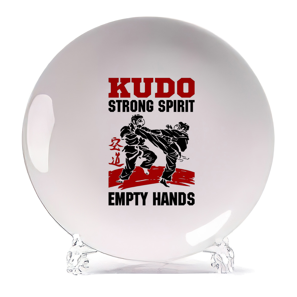 

Тарелка CoolPodarok Kudo strong spirit empty hands, Kudo strong spirit empty hands