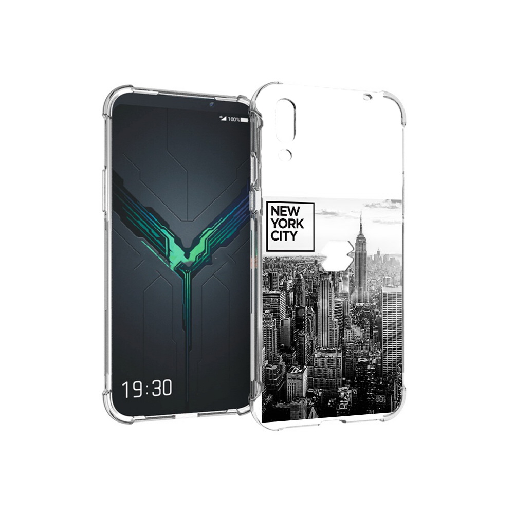 

Чехол MyPads Tocco для Xiaomi Black Shark 2 черно белый ньюерк (PT144492.263.686), Прозрачный, Tocco