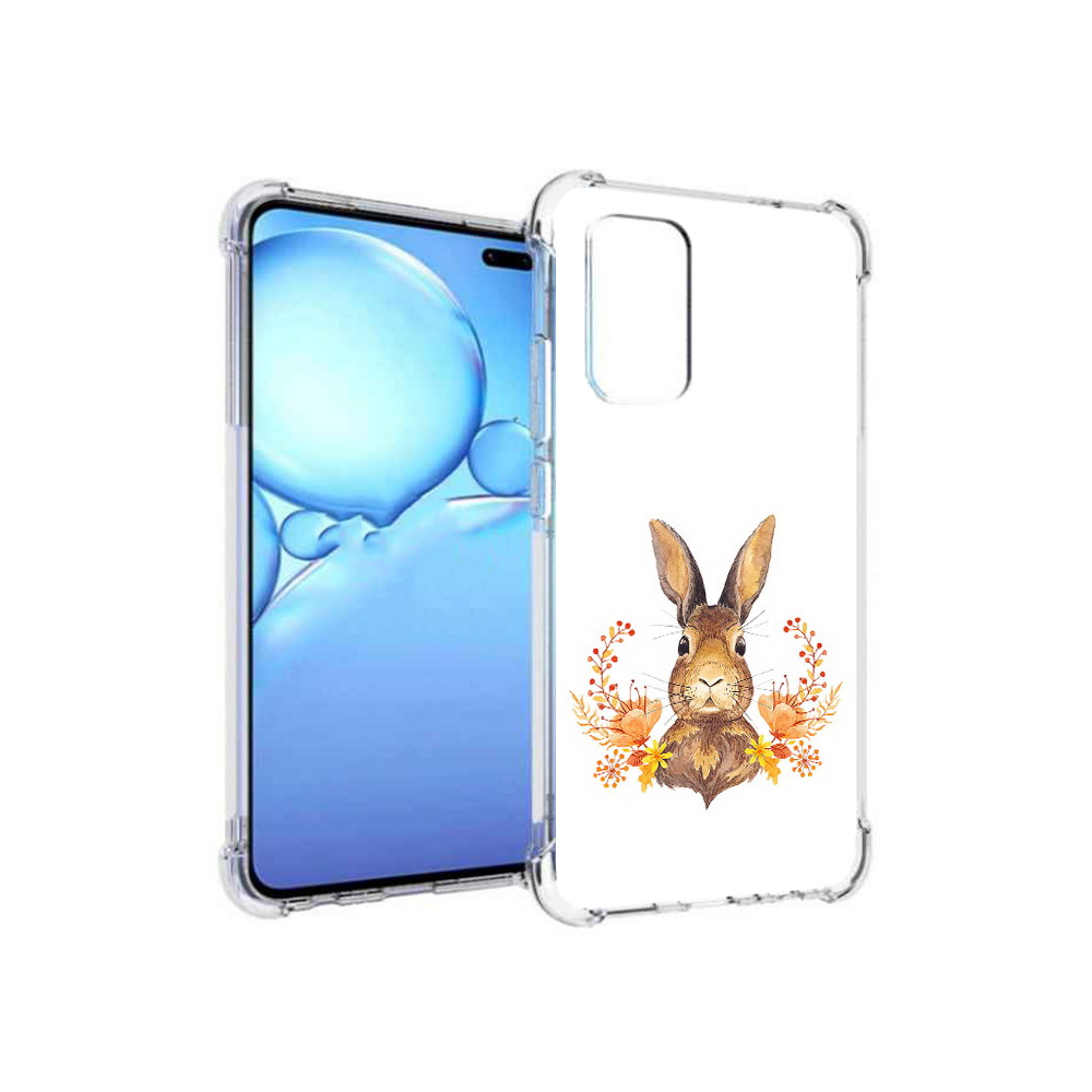 

Чехол MyPads Tocco для Vivo V19 зайка в цветах (PT147328.392.349), Прозрачный, Tocco