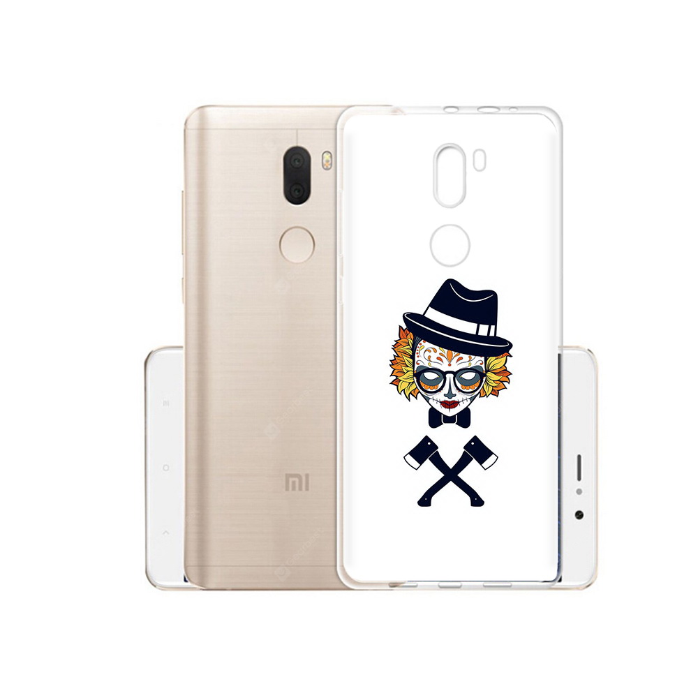 

Чехол MyPads Tocco для Xiaomi Mi 5S Plus девушка в маске с топорами рисунок, Прозрачный, Tocco
