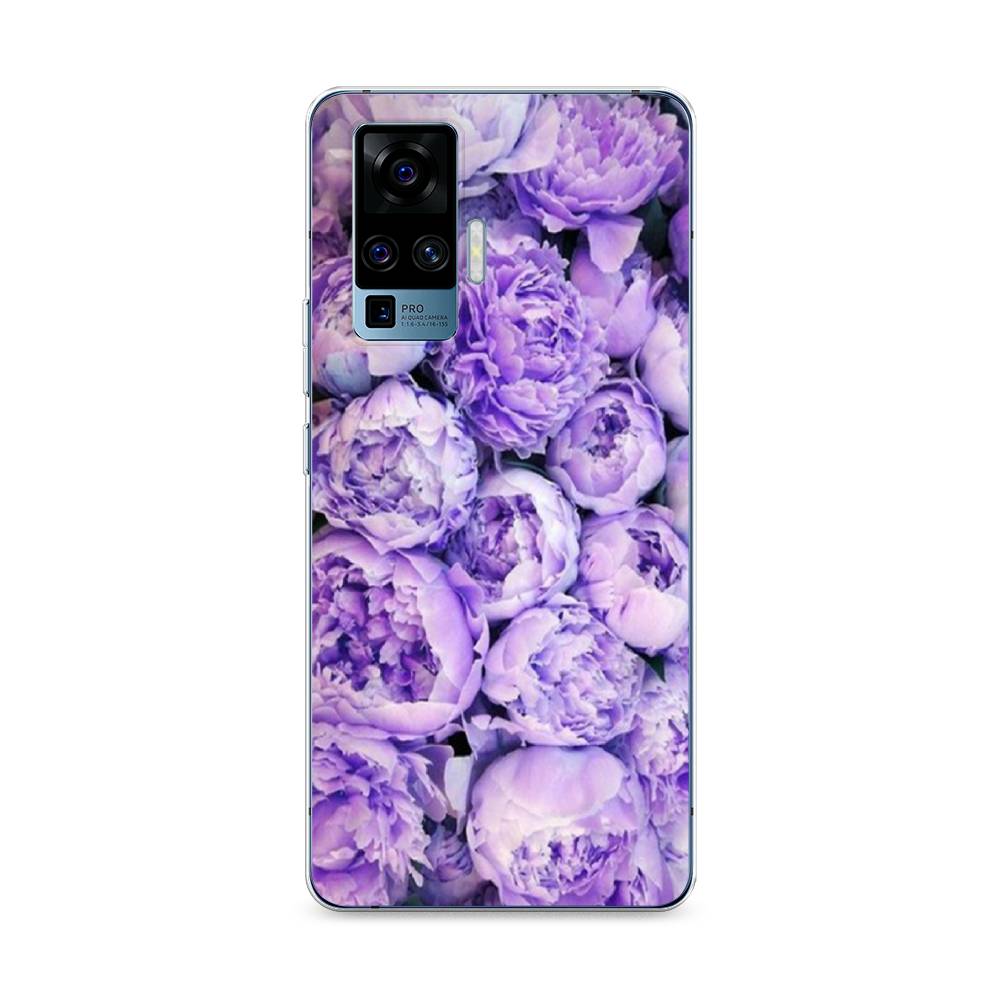 

Чехол Awog на Vivo X50 Pro "Пионы сиреневые", Разноцветный, 262350-8