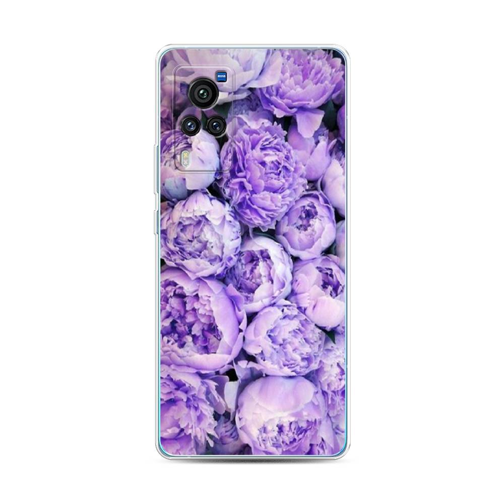 

Чехол Awog на Vivo X60 Pro "Пионы сиреневые", Разноцветный, 263850-8