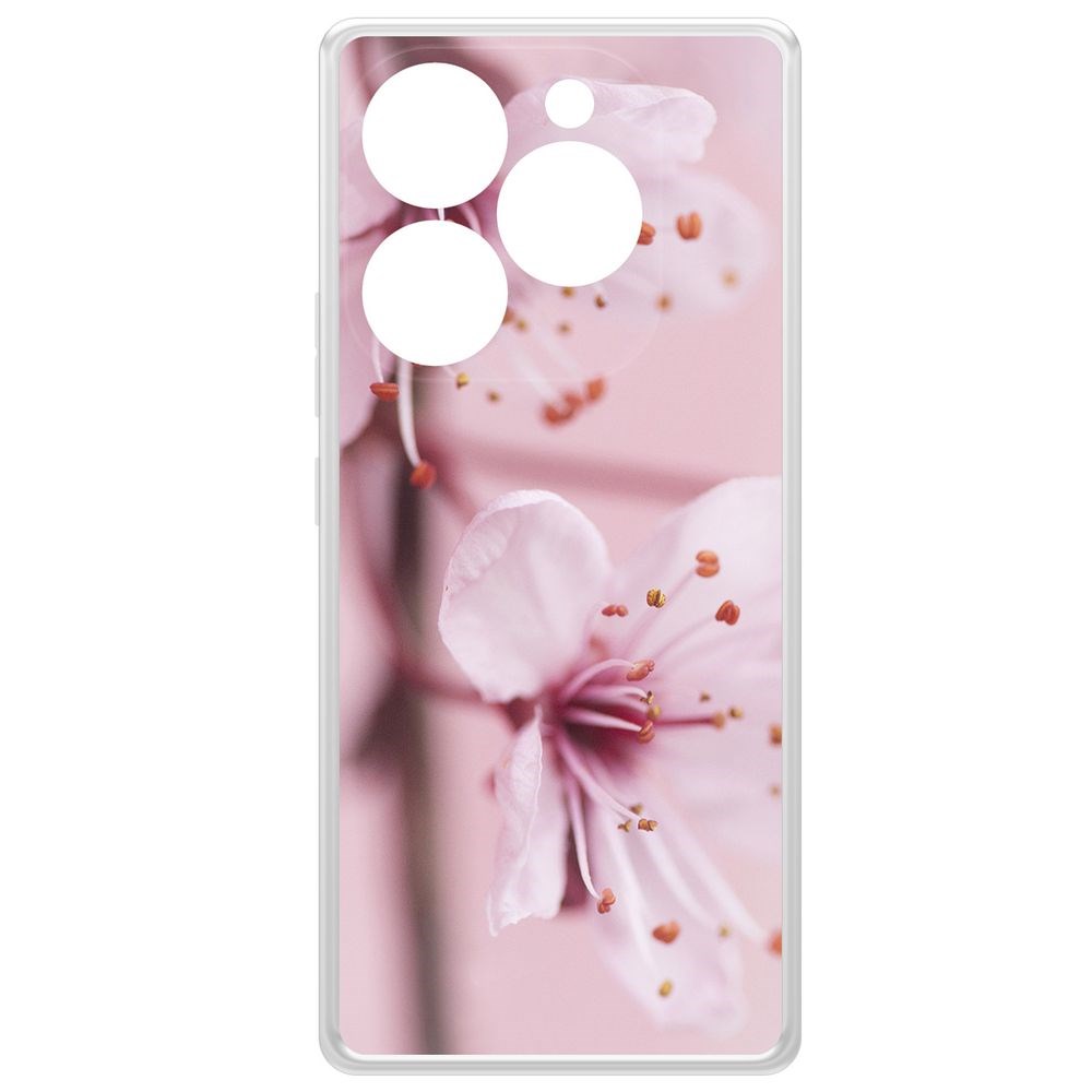 

Чехол-накладка Krutoff Clear Case Весна для ITEL S23+, Прозрачный