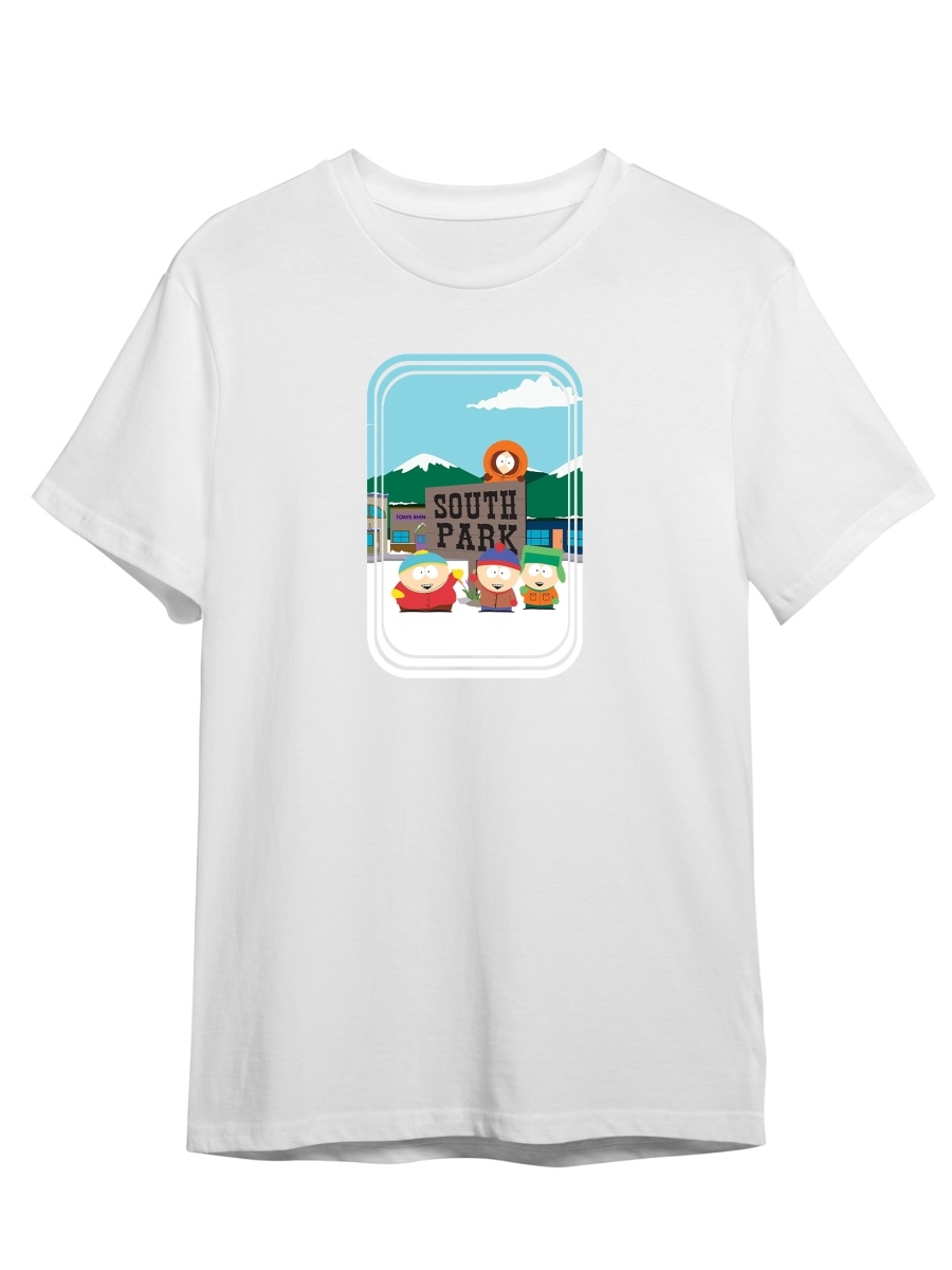 

Футболка унисекс СувенирShop Мультсериал "Южный парк / South Park" 3 белая M (46-48), Мультсериал "Южный парк / South Park" 3
