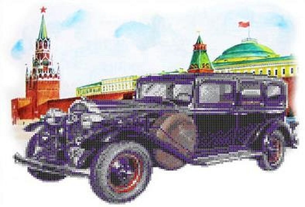 

Рисунок на ткани Каролинка Красный путиловец ТКБП 3050
