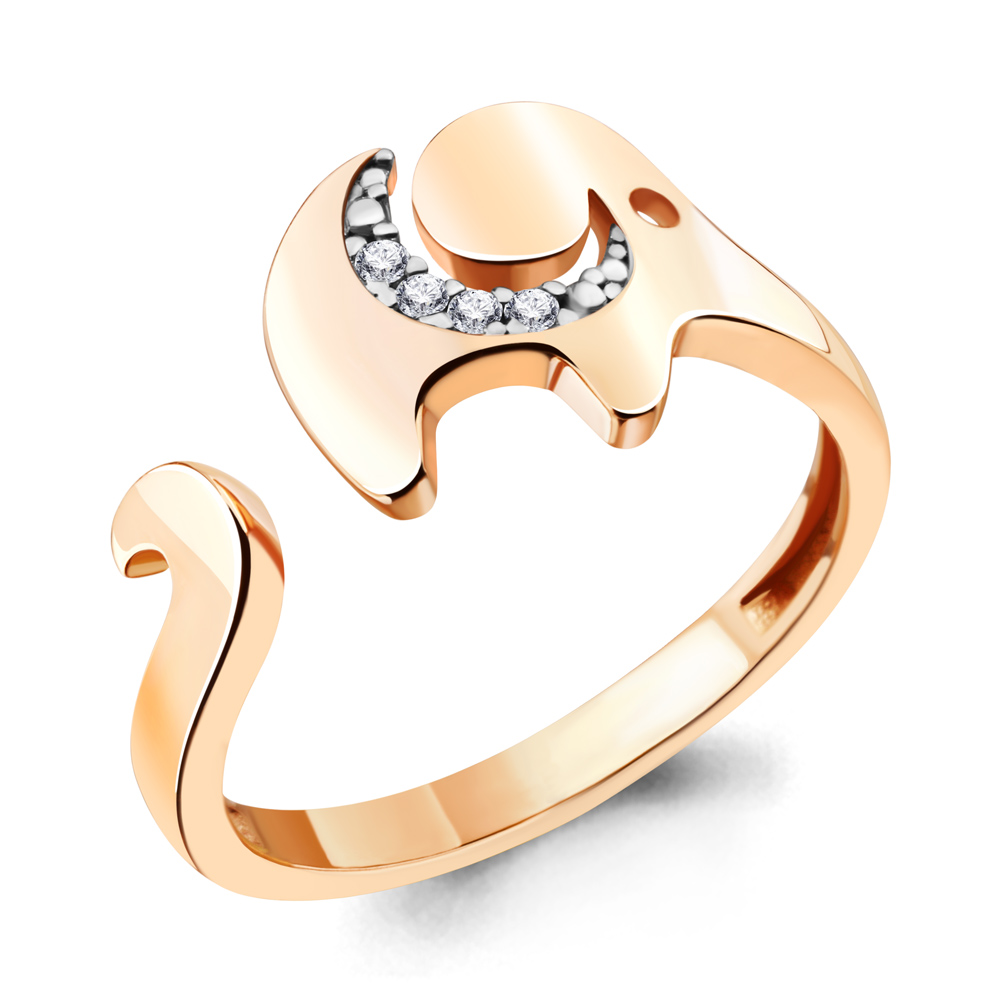 

Кольцо из серебра р.  AQUAMARINE 68832А_925_з, 68832А_925_з