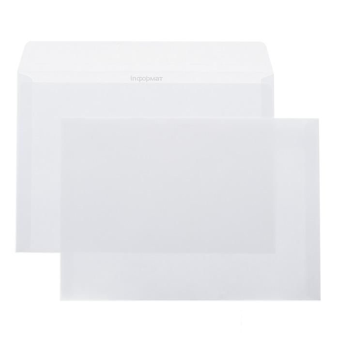 

Конверт почтовый C4 inФОРМАТ (229x324, 90г, стрип) офсет, 500шт., Белый