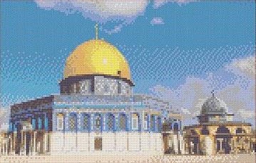 

Рисунок на ткани Каролинка Мечеть Купол Скалы ТКБП 3002