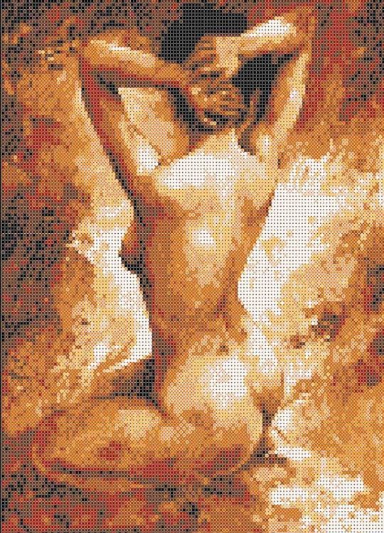 

Рисунок на ткани Каролинка Натурщица КК 055