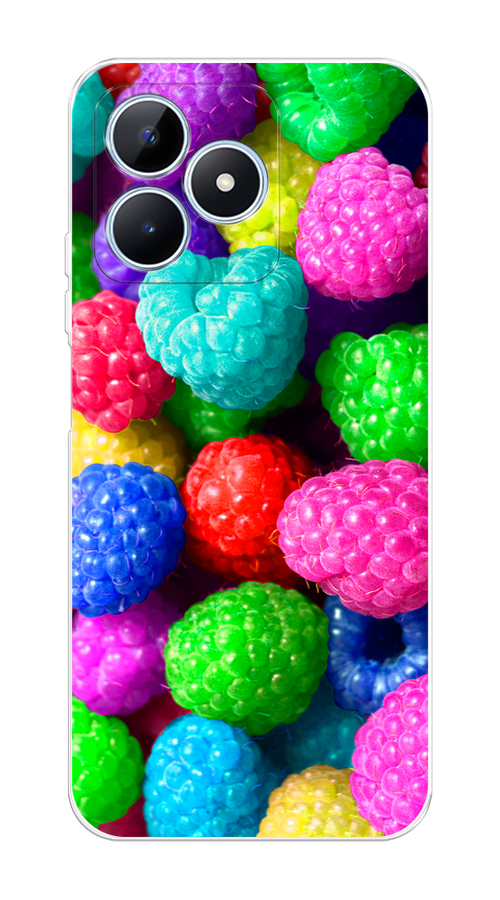 

Чехол на Realme C60 "Леденцовая малина", Фиолетовый;розовый;зеленый, 2516550-1