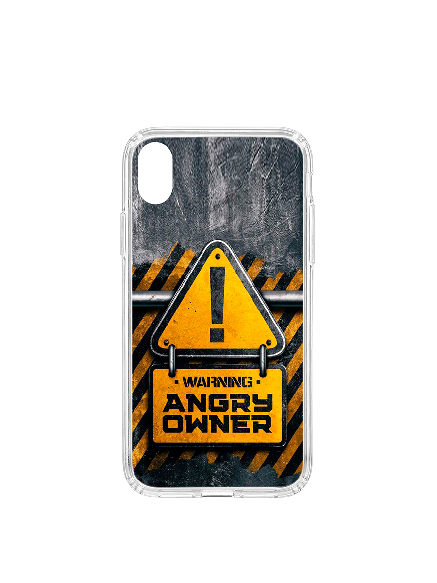 фото Чехол на apple iphone xr kruche print angry owner кruче