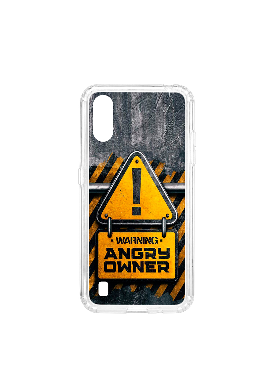 фото Чехол на samsung galaxy a01 / a015 kruche print angry owner кruче