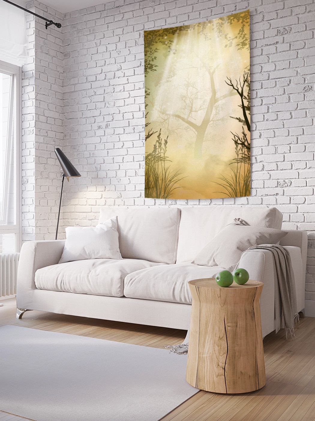 

Вертикальное фотопанно на стену JoyArty Туманные деревья 150x200 см, Туманные деревья