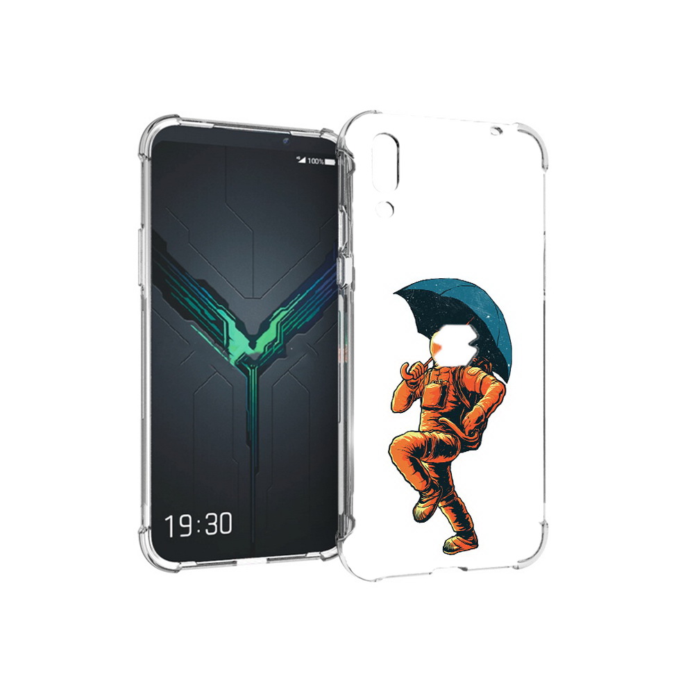 

Чехол MyPads Tocco для Xiaomi Black Shark 2 шагающий космонавт с зонтом (PT144492.263.695), Прозрачный, Tocco