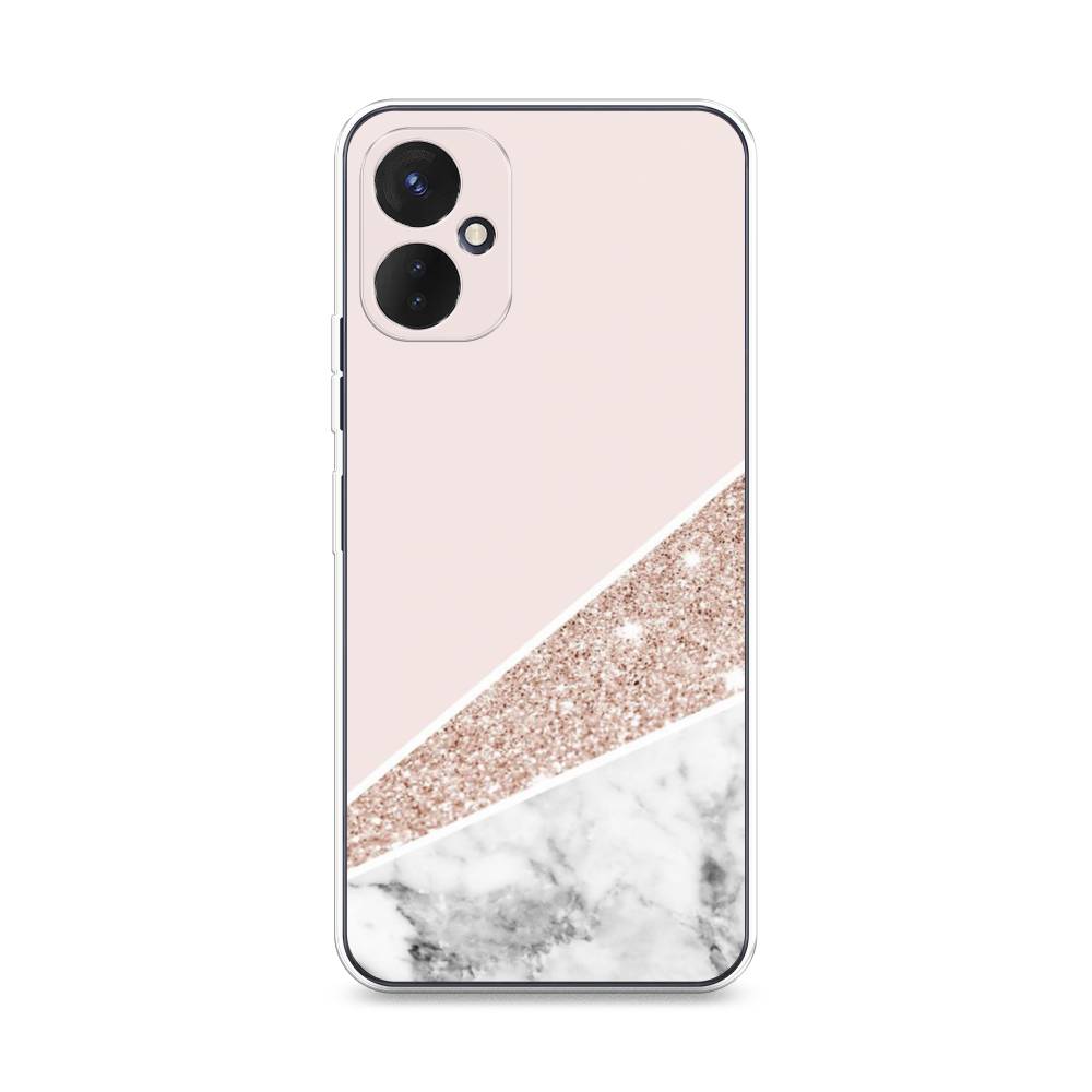 

Чехол для Tecno Spark 9 Pro "Блестящий розовый мрамор", 301950-3