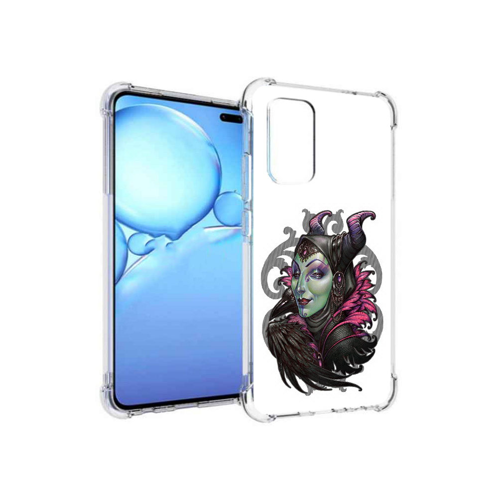

Чехол MyPads Tocco для Vivo V19 зеленая девушка с вороном (PT147328.392.357), Прозрачный, Tocco