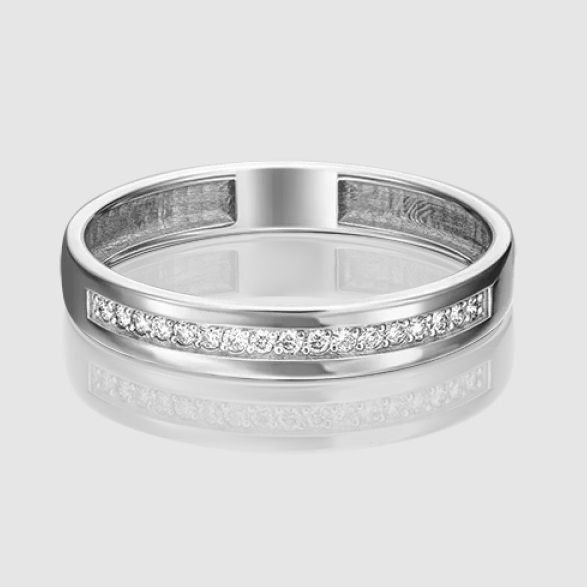 

Кольцо из золота р. , PLATINA jewelry 01-1484-00-101-1120-30, бриллиант, 01-1484-00-101-1120-30