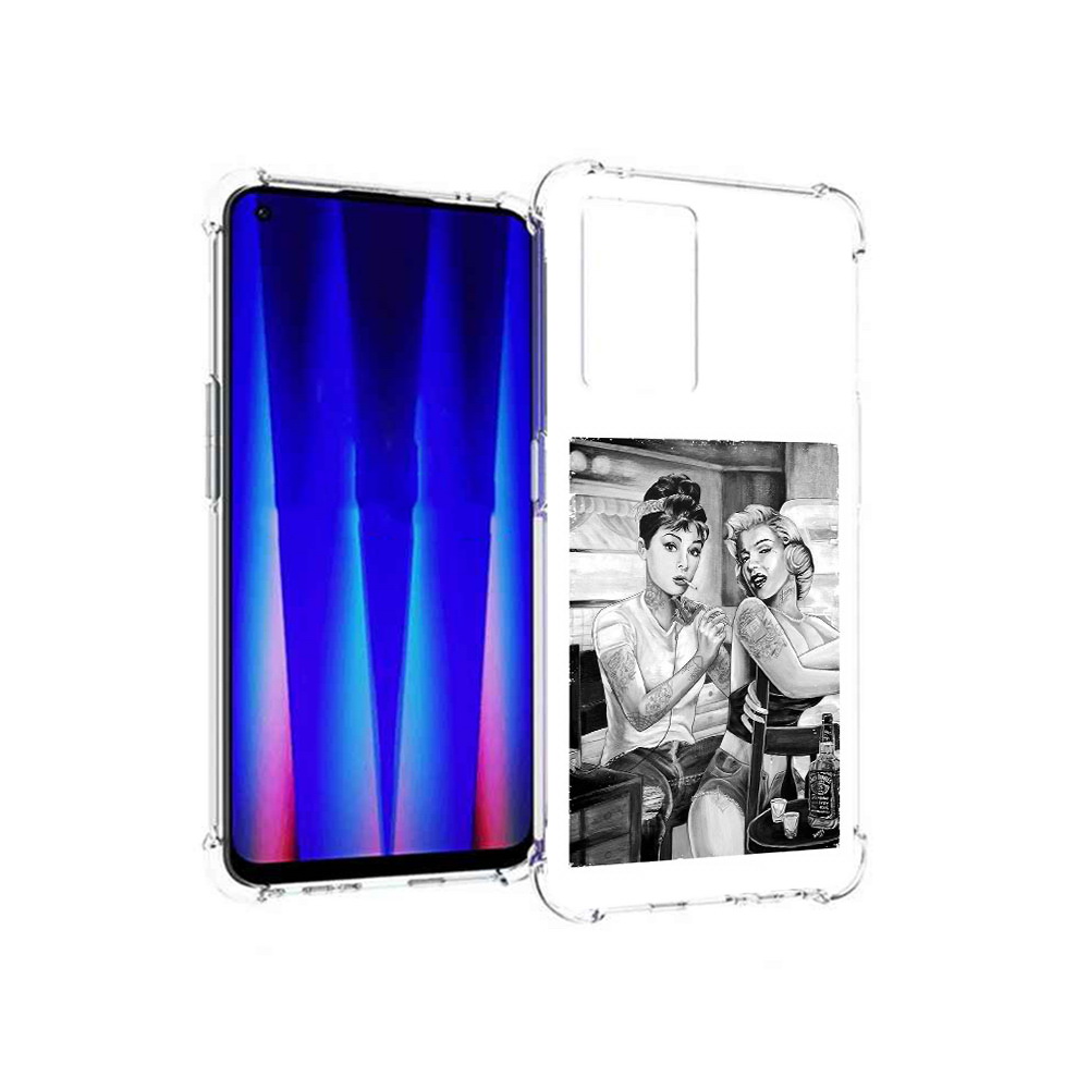 

Чехол MyPads Tocco для OnePlus Nord CE 5G тату мастер, Прозрачный, Tocco