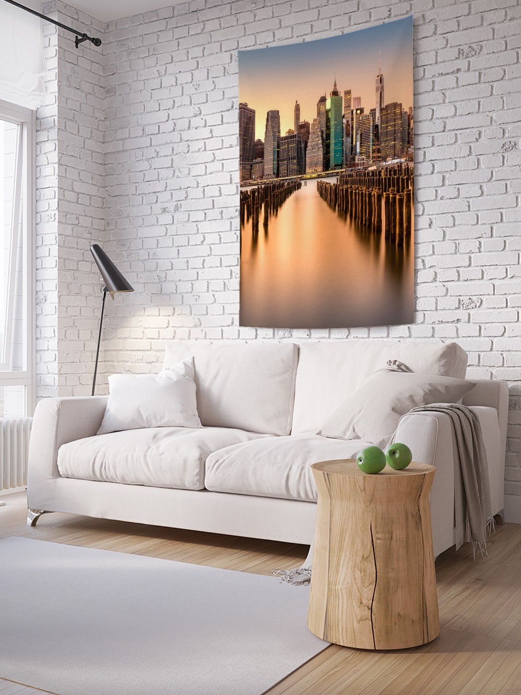 

Вертикальное фотопанно на стену JoyArty Центральная река 150x200 см, Центральная река